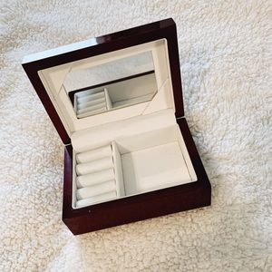 Beautiful Brown Wooden Jewelry Box